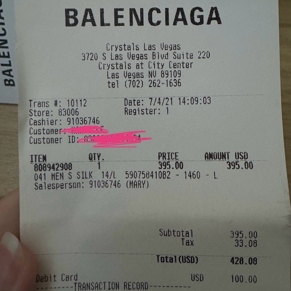 Balenciaga Baseball Cap GRAY NEW - Picture 4 of 5
